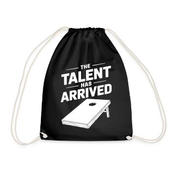 Cornhole Spruch Lustiges Cornhole Geschenk - Turnbeutel - Schwarz - Vorne