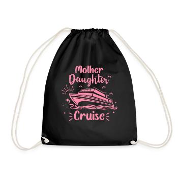 Mother-Daughter Cruise Holiday Cruise Kreuzf - Drawstring Bag - black - Front
