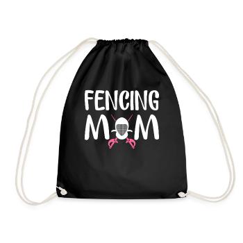 Escrime Maman Fleuret Sabre Maman Escrimeur - Sac de sport léger - noir - Devant