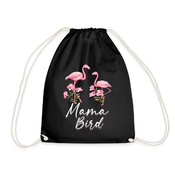Maman Oiseau Flamingo Maman - Sac de sport léger - noir - Devant