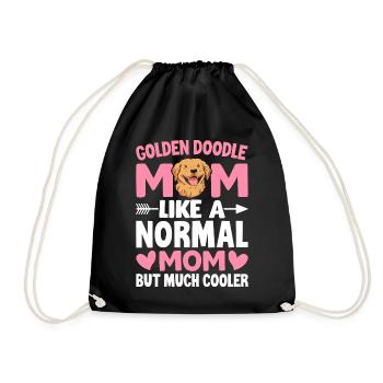 Golden Doodle Mom Like A Normal Mom But Much Coole - Turnbeutel - Schwarz - Vorne