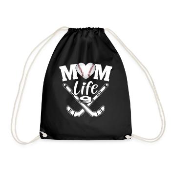 Hockey pour maman - Sac de sport léger - noir - Devant
