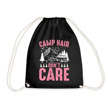 Rv Camping Camper Camping Filles Camp Hair Don’t - Sac de sport léger - noir - Devant