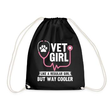 Technicien Vétérinaire Assistant Vétérinaire Manière Vétérinaire - Sac de sport léger - noir - Devant