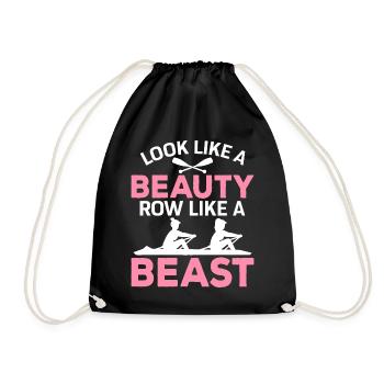 Rowing lovers look like a - Drawstring Bag - black - Front