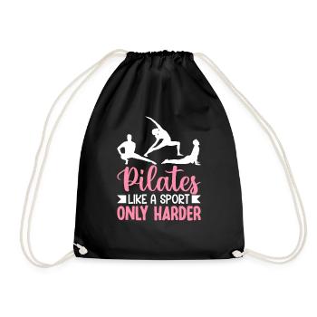 Pilates Sport Professeur de Pilates Plus Exercice de Yoga - Sac de sport léger - noir - Devant