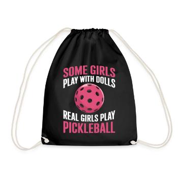 Pickleball Dire Fille Blague Pickleball Cadeau - Sac de sport léger - noir - Devant