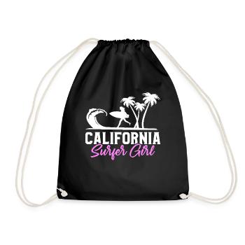 Surfeur de Californie Surfeur Surfeur - Sac de sport léger - noir - Devant