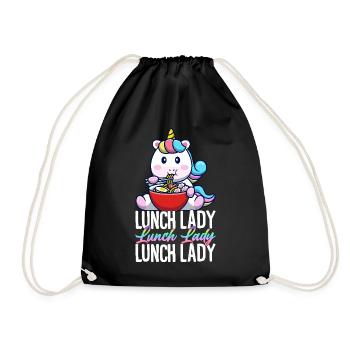 Lunch Lady Cafeteria Crew Design pour - Sac de sport léger - noir - Devant