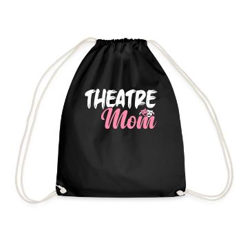 Théâtre Maman Artiste Théâtre Théâtre Théâtre Jeu Théâtre - Sac de sport léger - noir - Devant