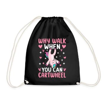 Pourquoi marcher quand vous pouvez utiliser Cartwheel Cartwheel - Sac de sport léger - noir - Devant