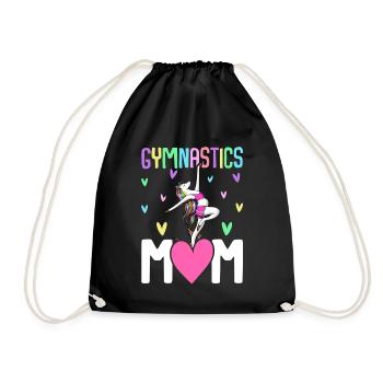 Gymnastique Maman Femmes Gymnastique Cartwheel Turner - Sac de sport léger - noir - Devant