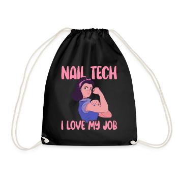 J’adore mon métier de prothésiste ongulaire - Sac de sport léger - noir - Devant