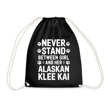 Trèfle d’Alaska Kai disant Clover Kai d’Alaska Cadeau - Sac de sport léger - noir - Devant
