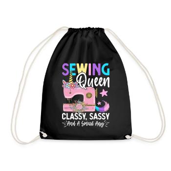 Couture Reine Chic Impertinent Et Un Peu Assy Égout - Sac de sport léger - noir - Devant