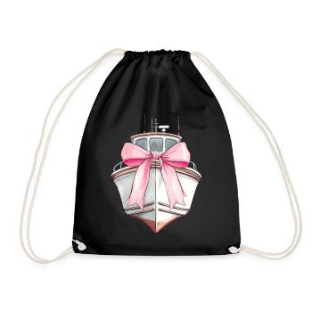Coquette Bow Boating Capitaine Boater Ribbon - Sac de sport léger - noir - Devant