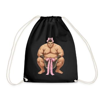 Echec Coquette Lutte Sumo Lutteur Japonais Sumo - Sac de sport léger - noir - Devant