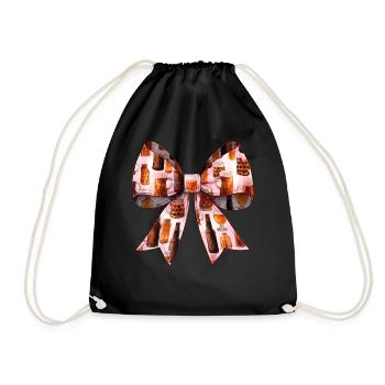 Coquette Bow Craft Beer Muttertags-Brauerei - Turnbeutel - Schwarz - Vorne