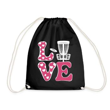 Disc Golf Dire Sports Drôle Disc Golf Cadeau - Sac de sport léger - noir - Devant