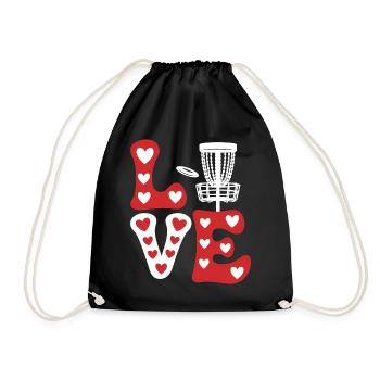 Disc Golf Dire Sports Drôle Disc Golf Cadeau - Sac de sport léger - noir - Devant