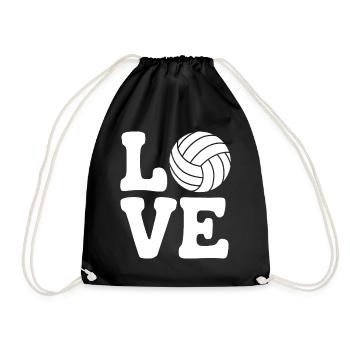 volley-ball dire drôle de cadeau de volley-ball - Sac de sport léger - noir - Devant