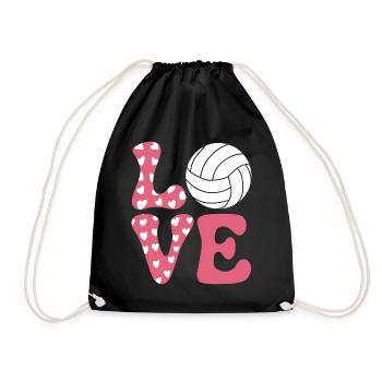 volley-ball dire drôle de cadeau de volley-ball - Sac de sport léger - noir - Devant