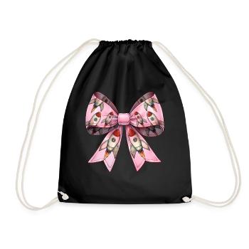 Coquette proue fusée spatiale navette spatiale - Sac de sport léger - noir - Devant