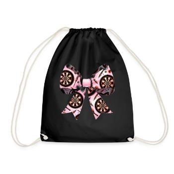 Coquette arc fléchettes joueur jeu de fléchettes motif - Sac de sport léger - noir - Devant