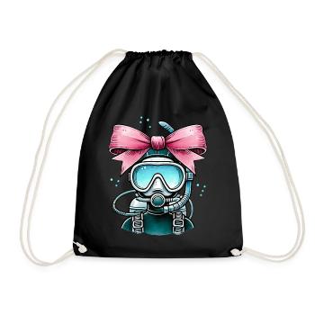 Coquette Arche Plongée Maman Plongeur Snorkel - Sac de sport léger - noir - Devant