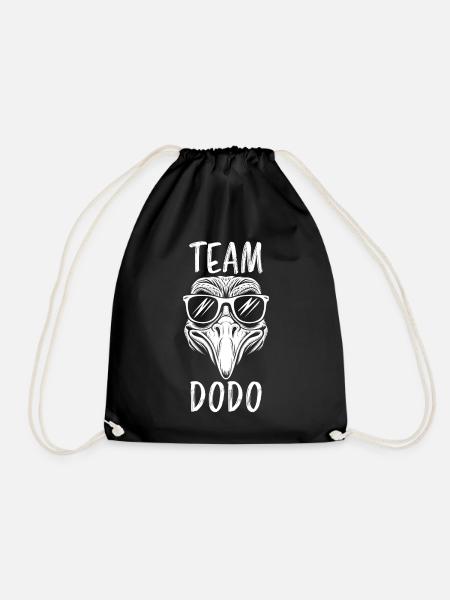 Dodo Spruch Dodo Vogel Lustiges Dodo Geschenk - Turnbeutel - Schwarz