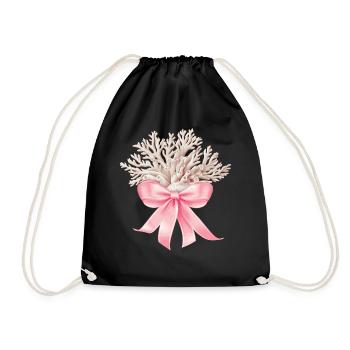 Coquette Arc Récif de Corail Mer Océan Fille - Sac de sport léger - noir - Devant