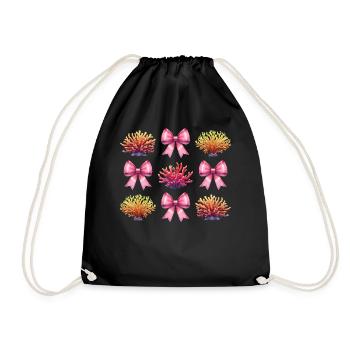 Coquette Arc Récif de Corail Mer Océan Fille - Sac de sport léger - noir - Devant