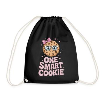 Cookies Saying Chocolate Cookies Funny Cookie Gift - Drawstring Bag - black - Front