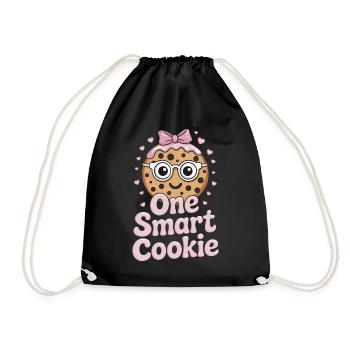 Cookies Saying Chocolate Cookies Funny Cookie Gift - Drawstring Bag - black - Front