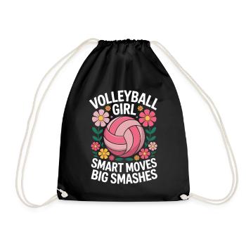 volley-ball dire drôle de cadeau de volley-ball - Sac de sport léger - noir - Devant