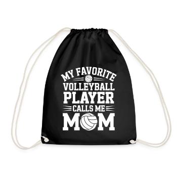 volley-ball dire drôle de cadeau de volley-ball - Sac de sport léger - noir - Devant