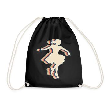 Sock Hop Player Team Trainer Trainer Retro - Sac de sport léger - noir - Devant