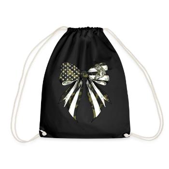 Coquette Bow Bass Pêche Pêcheur Camouflage - Sac de sport léger - noir - Devant