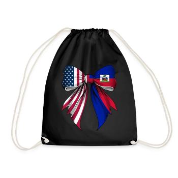 Coquette Loop Haiti Roots Heritage - Drawstring Bag - black - Front