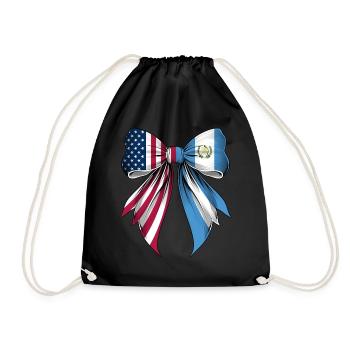 Coquette Loop Guatemala Roots - Drawstring Bag - black - Front