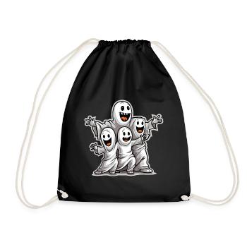 Halloween Design gruselig für die nächste Party - Turnbeutel - Schwarz - Vorne
