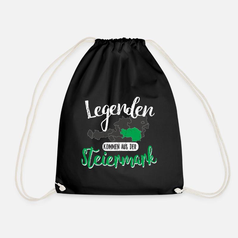 Legenden kommen aus der Steiermark - Turnbeutel - Schwarz