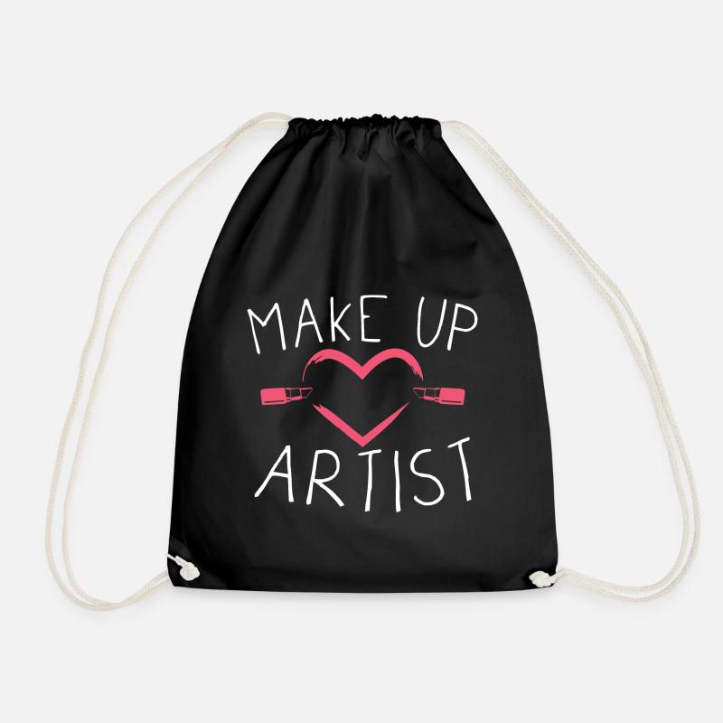 Make Up Artist / Schminken - Turnbeutel - Schwarz