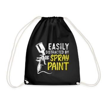 Sand Tape Spray Repeat Car Body Painter - Sac de sport léger - noir - Devant