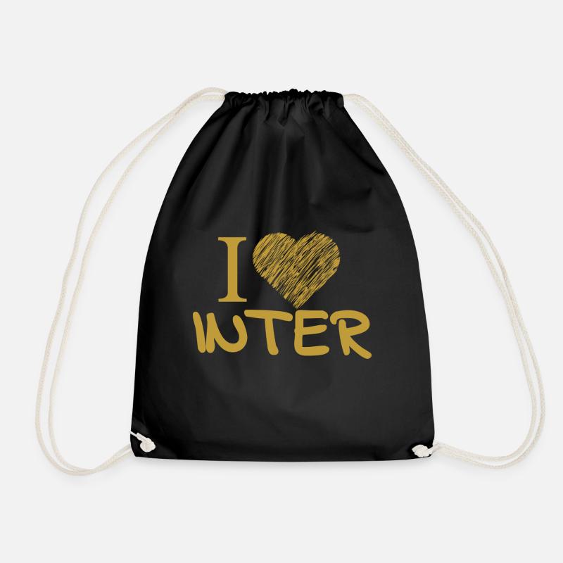 Ich liebe inter - Turnbeutel - Schwarz