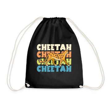 Cheetah Whisperer Gardien de la faune - Sac de sport léger - noir - Devant