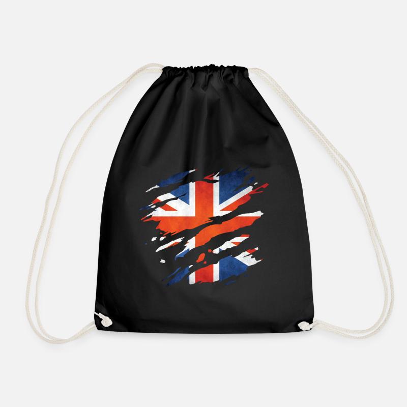 great britain 1 01 - Turnbeutel - Schwarz