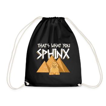 That's What You Sphinx - Turnbeutel - Schwarz - Vorne