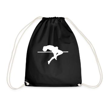 Athlétisme de saut en hauteur - Sac de sport léger - noir - Devant
