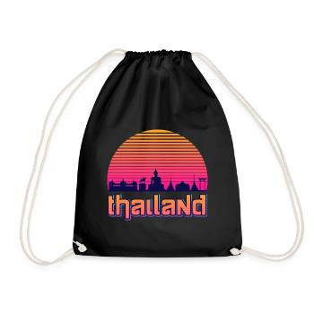 Thailand / Summer Sun Holiday Paradise - Drawstring Bag - black - Front